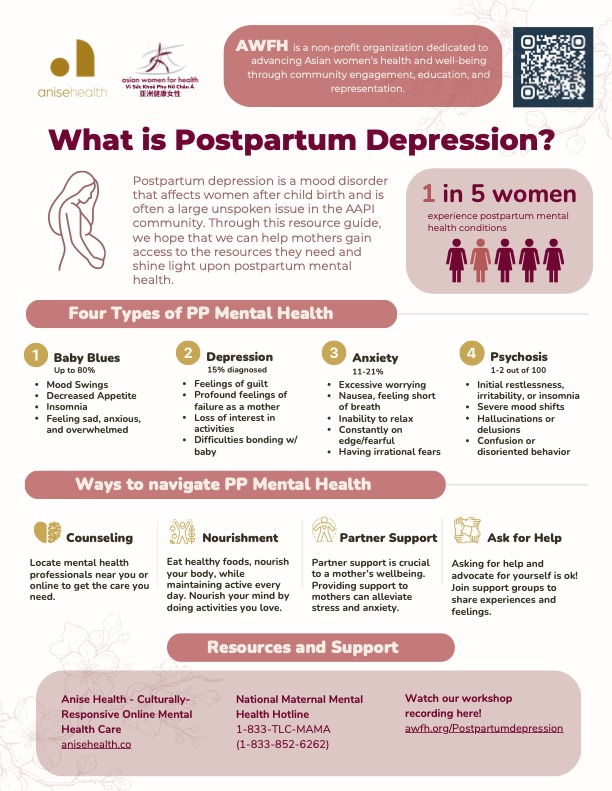 post partum depression resource guide